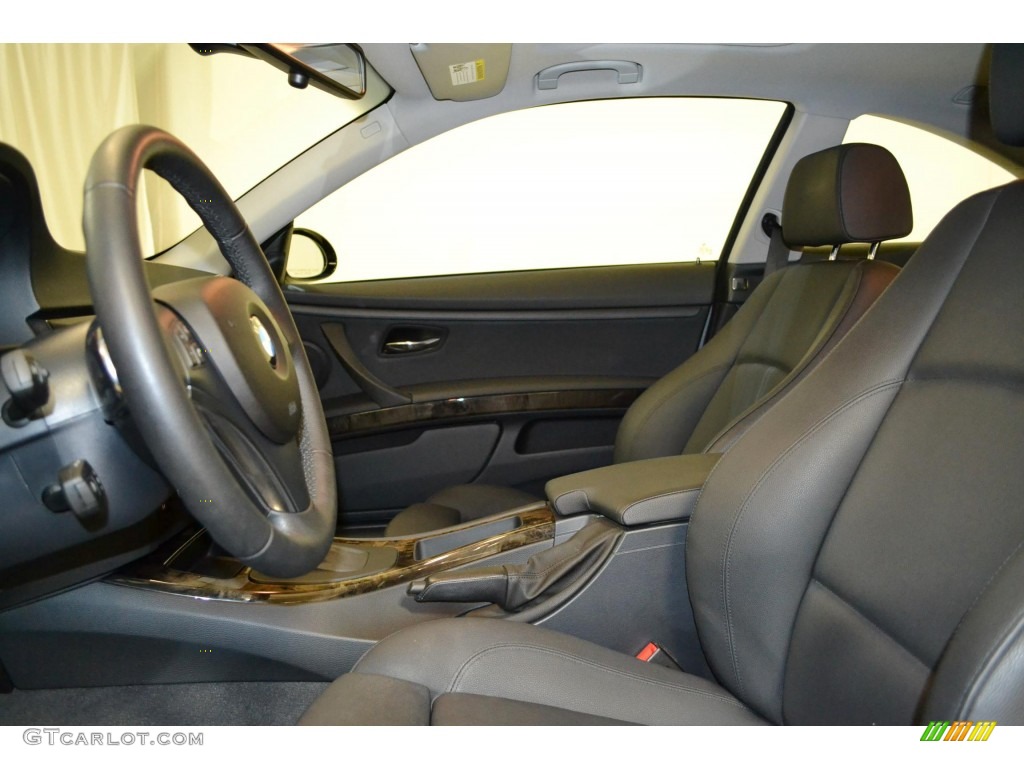 2009 3 Series 328i Coupe - Space Grey Metallic / Black photo #22