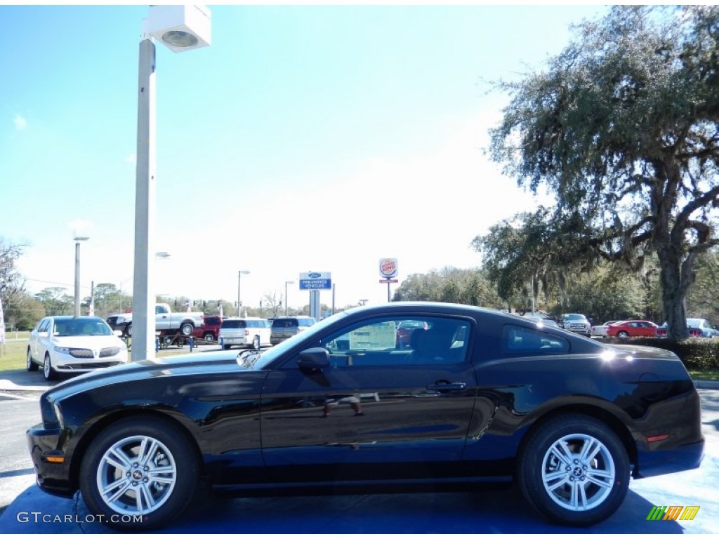 2014 Mustang V6 Coupe - Black / Charcoal Black photo #2