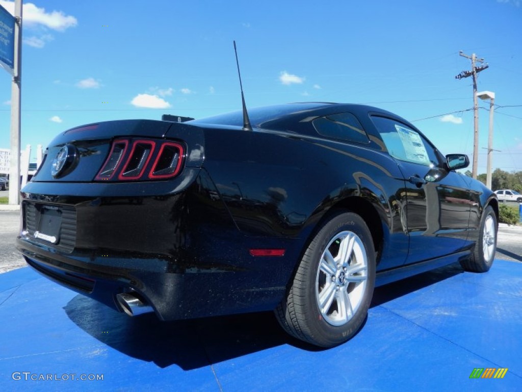 2014 Mustang V6 Coupe - Black / Charcoal Black photo #3