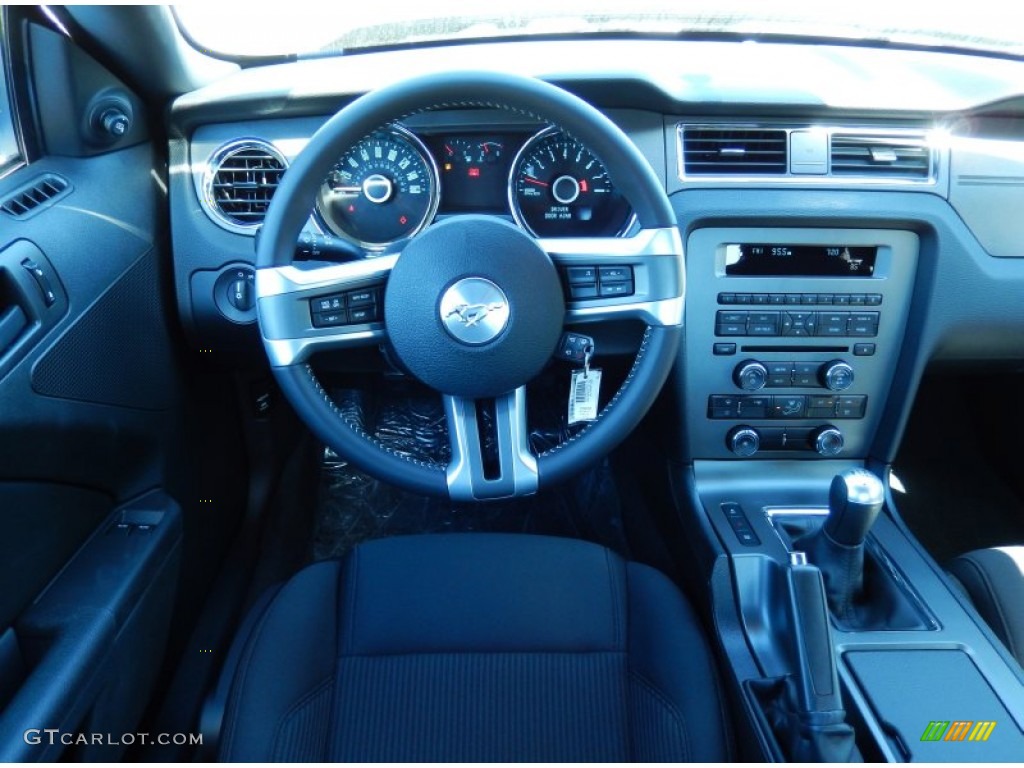 2014 Mustang V6 Coupe - Black / Charcoal Black photo #7