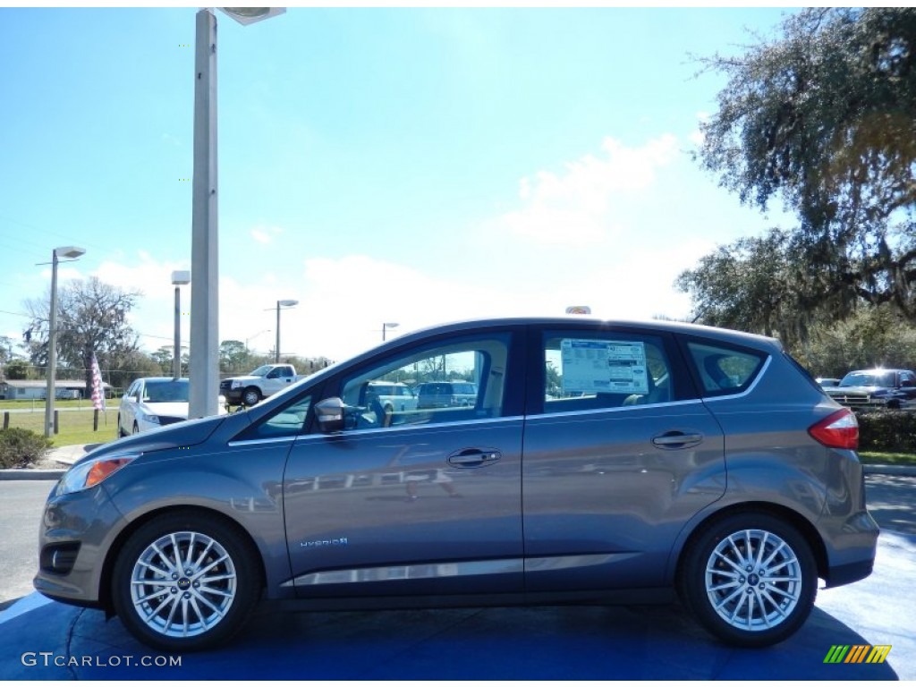 Sterling Grey 2014 Ford C-Max Hybrid SEL Exterior Photo #90800595