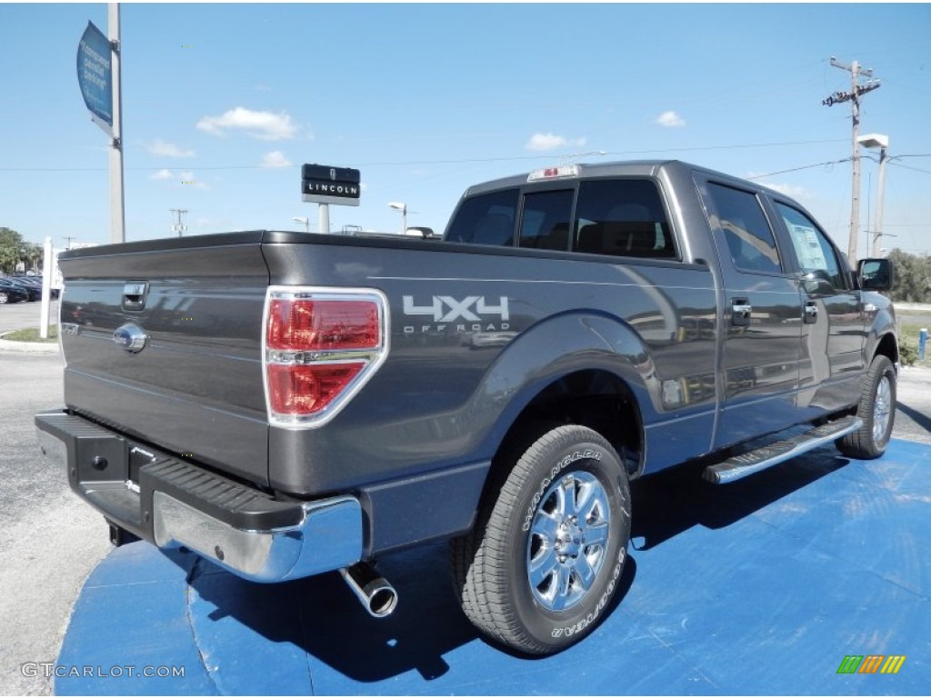 2014 F150 XLT SuperCrew 4x4 - Sterling Grey / Steel Grey photo #3