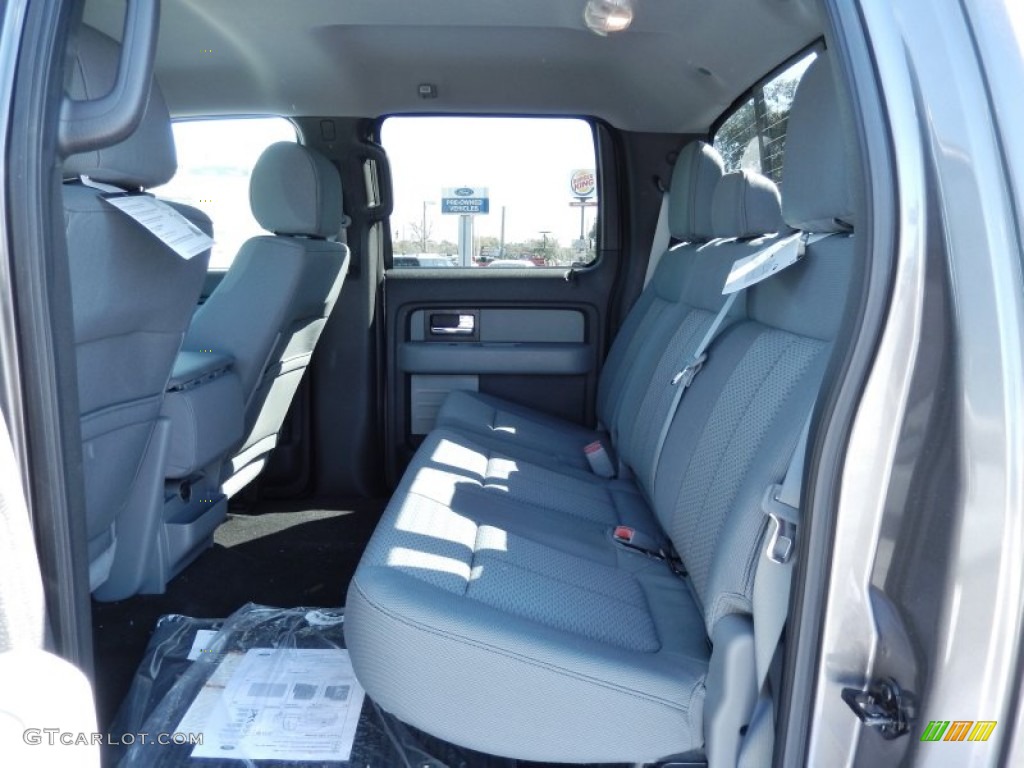 2014 Ford F150 XLT SuperCrew 4x4 Rear Seat Photo #90800943