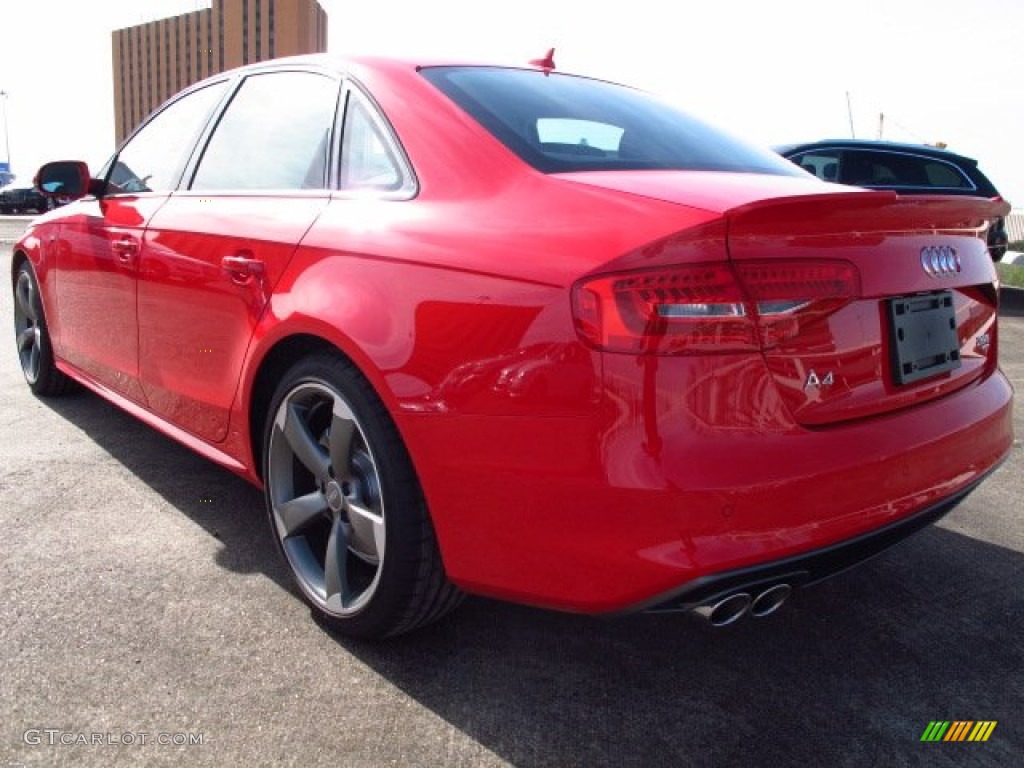 2014 A4 2.0T quattro Sedan - Brilliant Red / Black photo #4