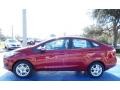 2014 Ruby Red Ford Fiesta SE Sedan  photo #2