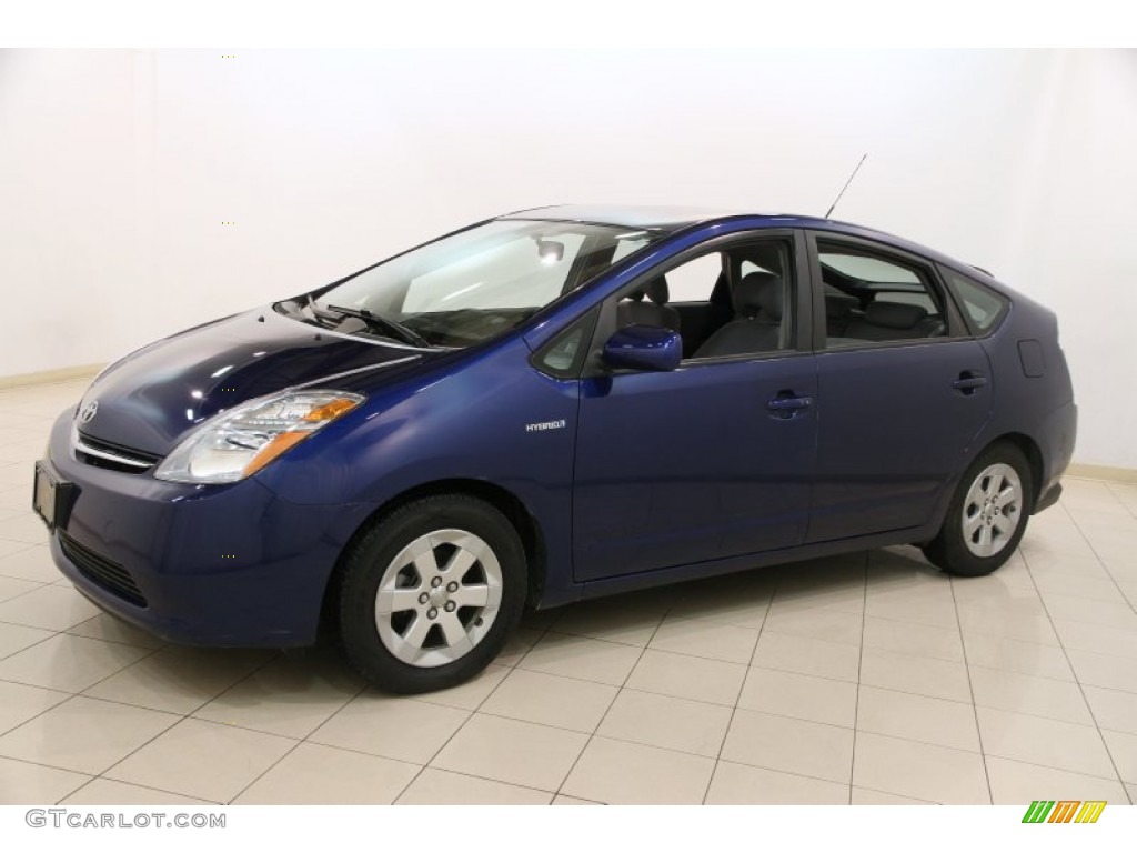 2008 Prius Hybrid - Spectra Blue Mica / Gray photo #3