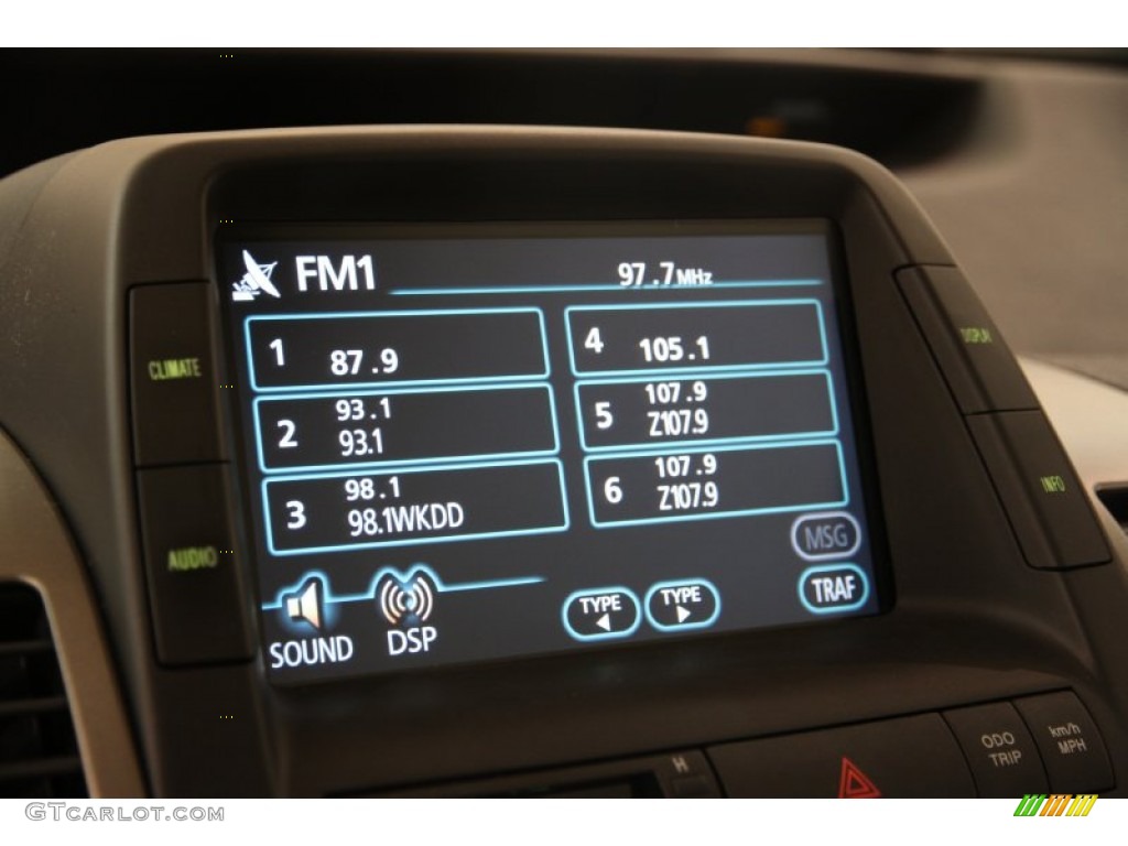 2008 Prius Hybrid - Spectra Blue Mica / Gray photo #11