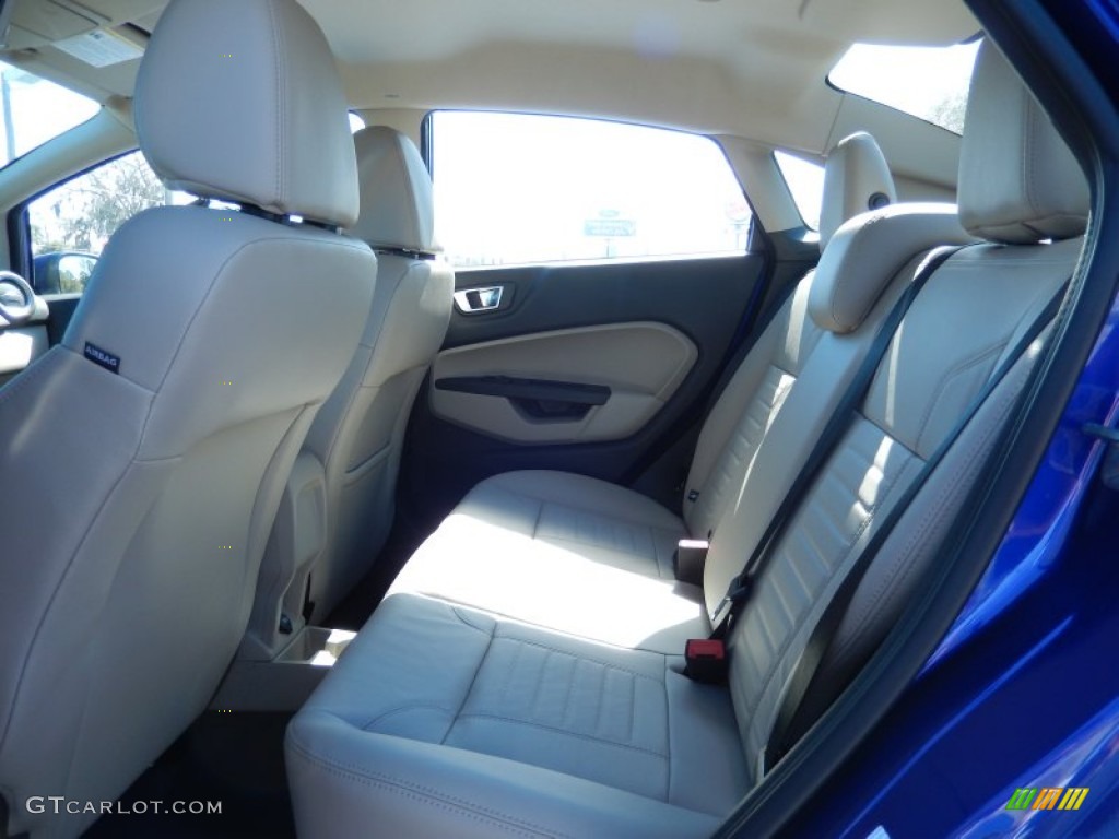 2014 Fiesta Titanium Sedan - Performance Blue / Medium Light Stone photo #7