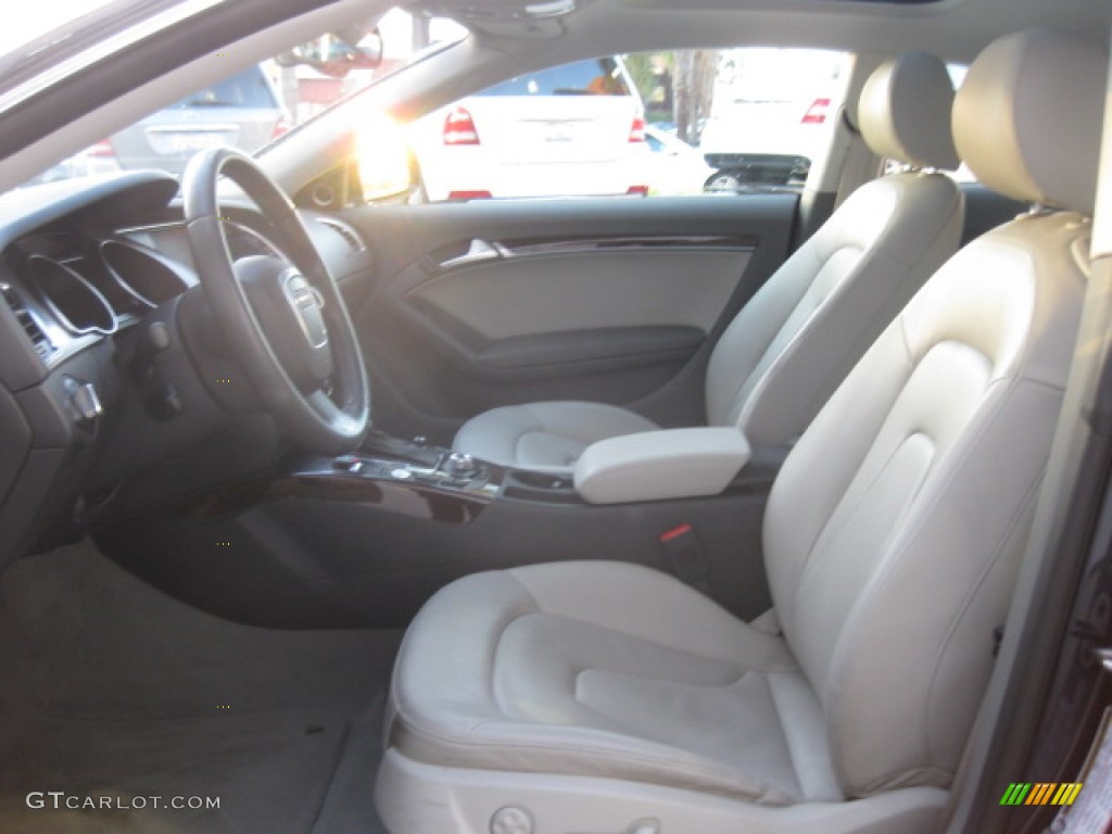 2009 A5 3.2 quattro Coupe - Deep Sea Blue Pearl / Pale Grey photo #18