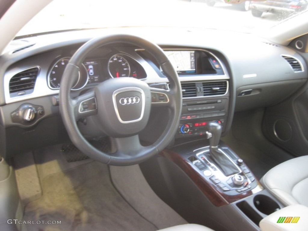 2009 A5 3.2 quattro Coupe - Deep Sea Blue Pearl / Pale Grey photo #21