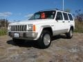 1996 Stone White Jeep Cherokee Country  photo #3