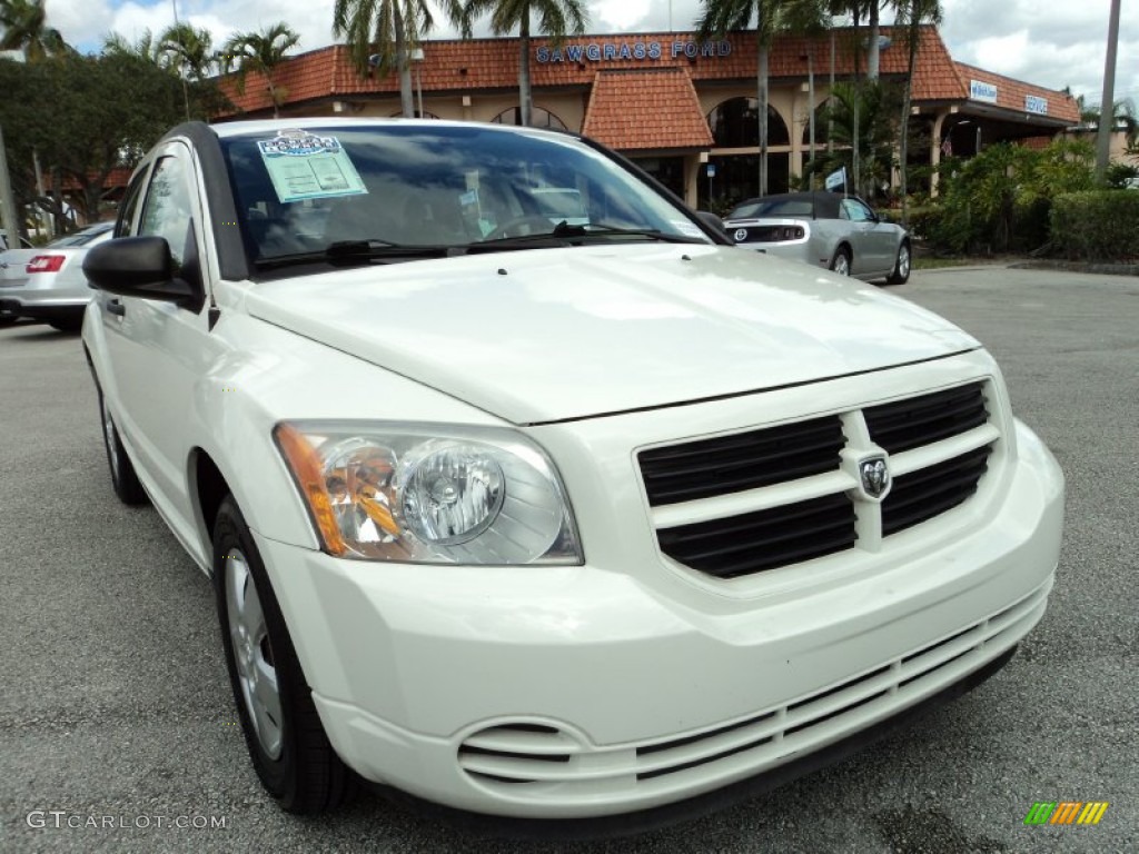2007 Caliber SE - Stone White / Pastel Slate Gray photo #2