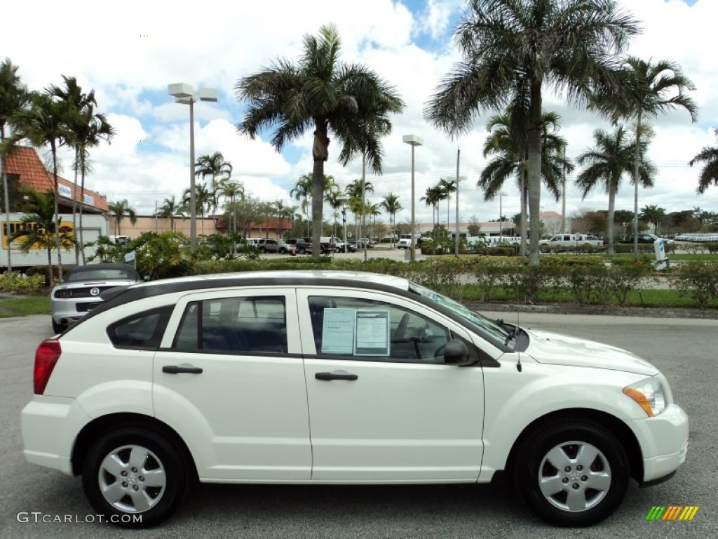 2007 Caliber SE - Stone White / Pastel Slate Gray photo #5