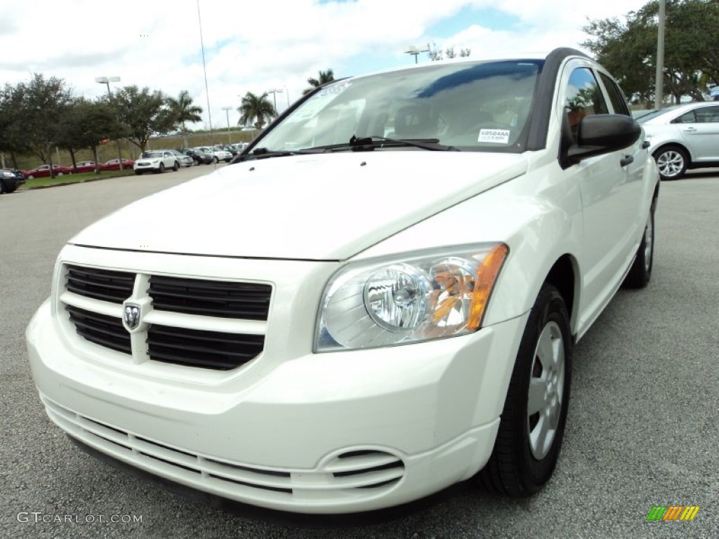 2007 Caliber SE - Stone White / Pastel Slate Gray photo #14