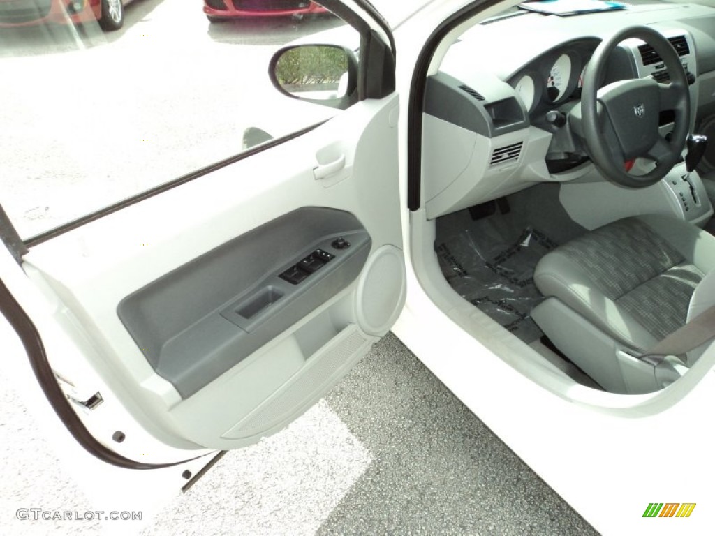 2007 Caliber SE - Stone White / Pastel Slate Gray photo #17