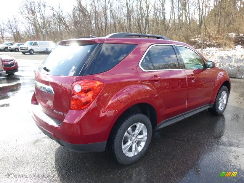 2014 Equinox LT AWD - Crystal Red Tintcoat / Jet Black photo #5