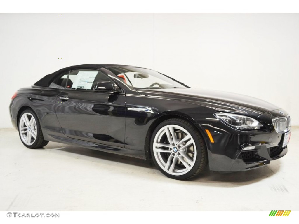 2014 6 Series 650i Convertible - Black Sapphire Metallic / Black photo #2