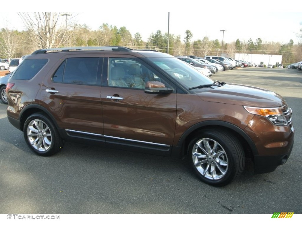 2012 Explorer Limited - Golden Bronze Metallic / Medium Light Stone photo #3