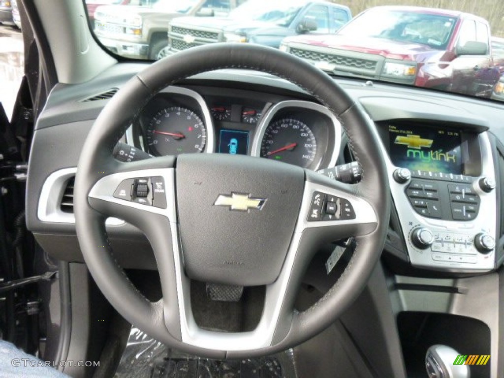 2014 Chevrolet Equinox LT AWD Jet Black Steering Wheel Photo #90807603