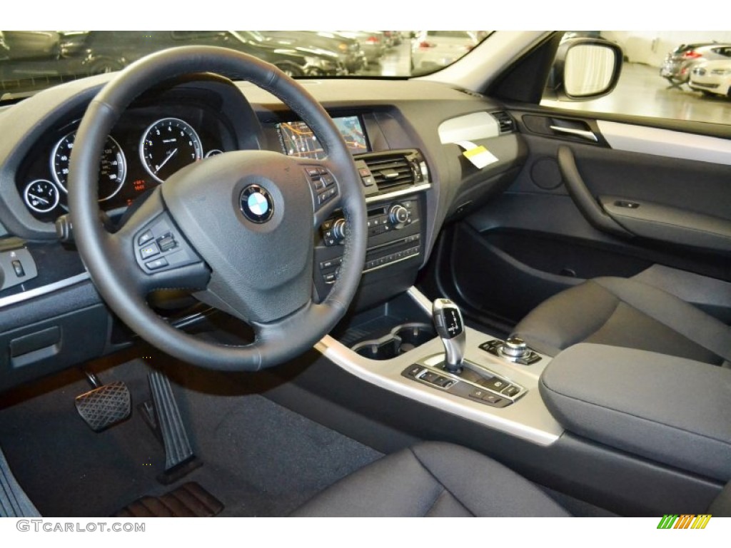 2014 BMW X3 xDrive28i Black Dashboard Photo #90807681