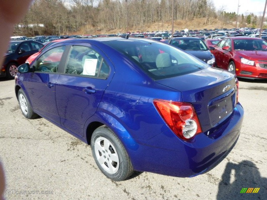 Blue Topaz Metallic 2014 Chevrolet Sonic LS Sedan Exterior Photo #90808944