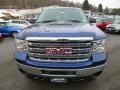 2013 Heritage Blue Metallic GMC Sierra 2500HD SLE Extended Cab 4x4  photo #2