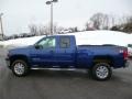 2013 Heritage Blue Metallic GMC Sierra 2500HD SLE Extended Cab 4x4  photo #4