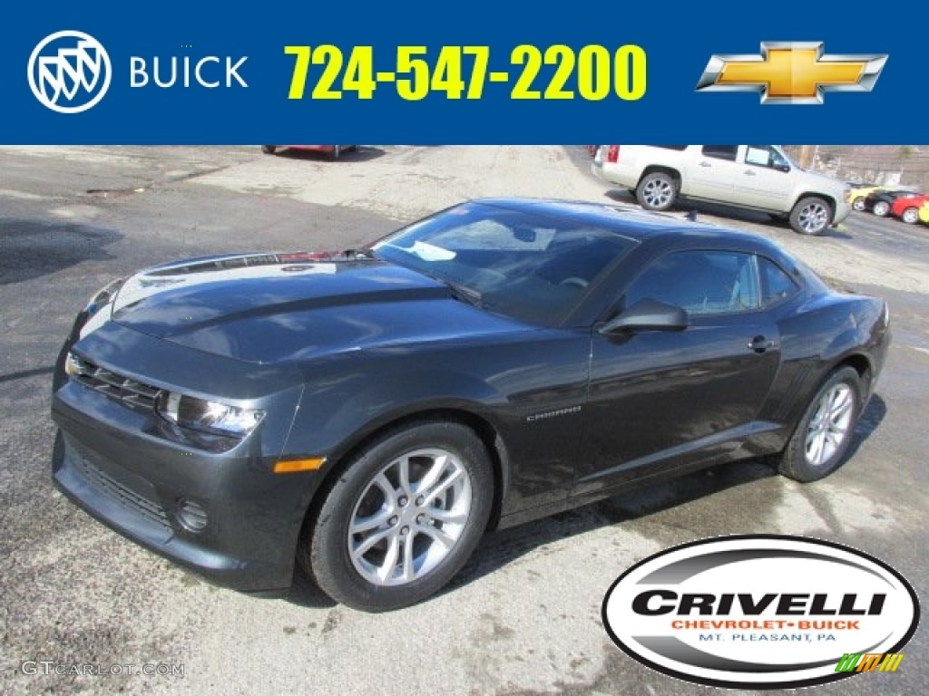 2014 Camaro LS Coupe - Ashen Gray Metallic / Black photo #1