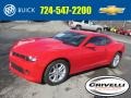 2014 Red Hot Chevrolet Camaro LS Coupe  photo #1