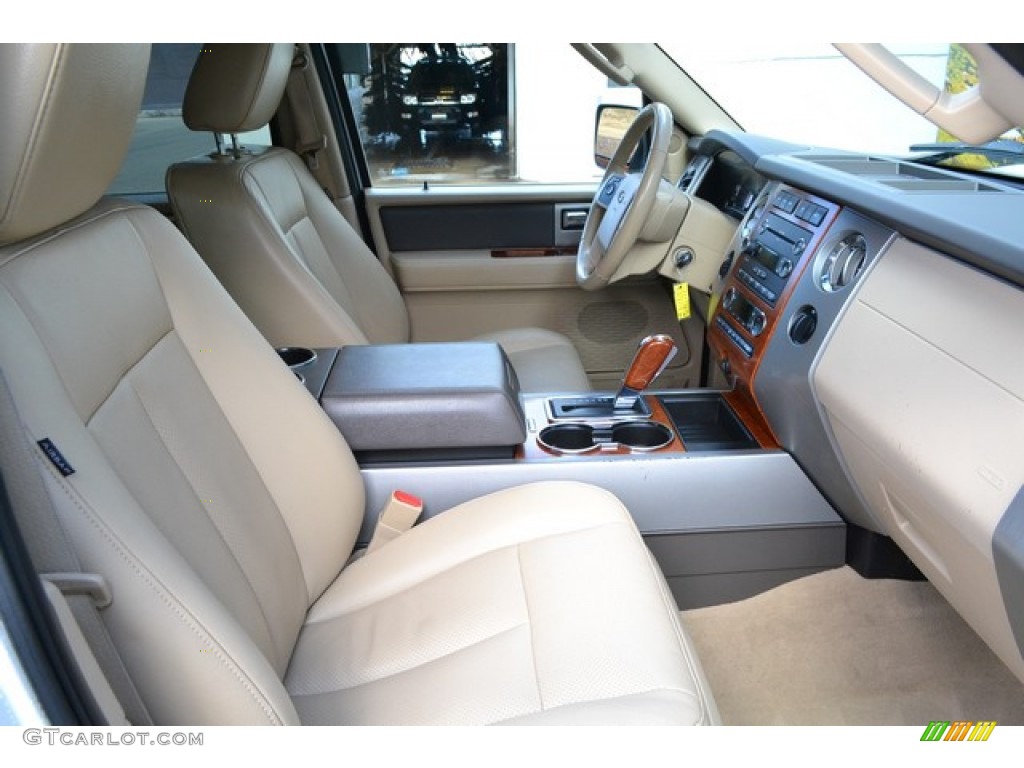2010 Expedition EL Eddie Bauer 4x4 - White Platinum Tri-Coat Metallic / Camel photo #17