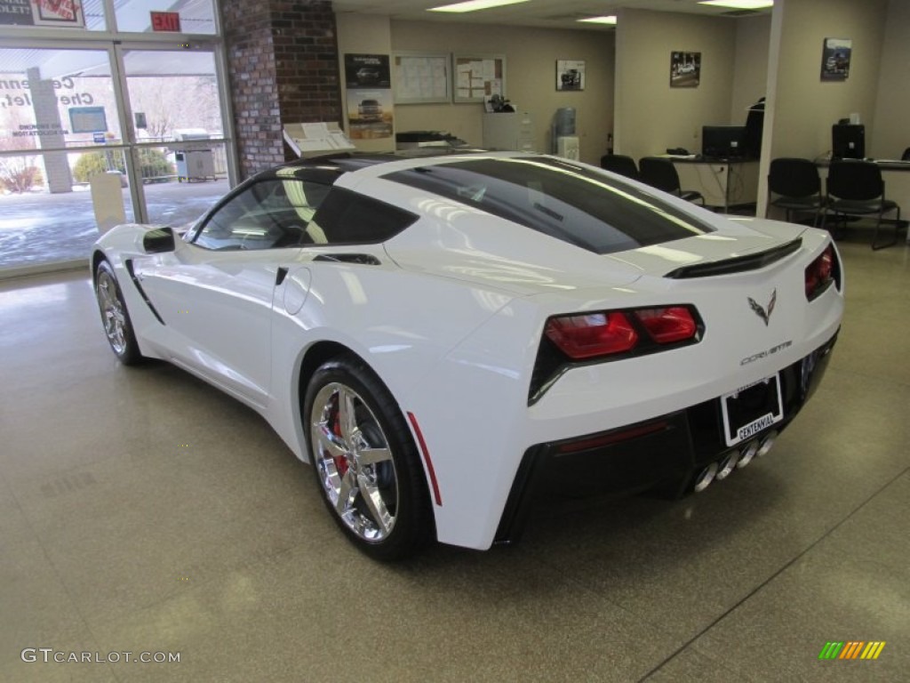 Arctic White 2014 Chevrolet Corvette Stingray Coupe Exterior Photo #90811302