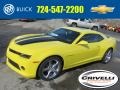 2014 Bright Yellow Chevrolet Camaro LT/RS Coupe  photo #1