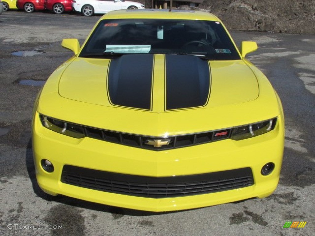 Bright Yellow 2014 Chevrolet Camaro LT/RS Coupe Exterior Photo #90811391