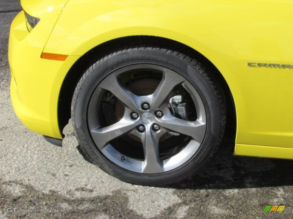 2014 Camaro LT/RS Convertible - Bright Yellow / Black photo #3