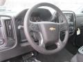 Jet Black Steering Wheel Photo for 2015 Chevrolet Silverado 2500HD #90811995