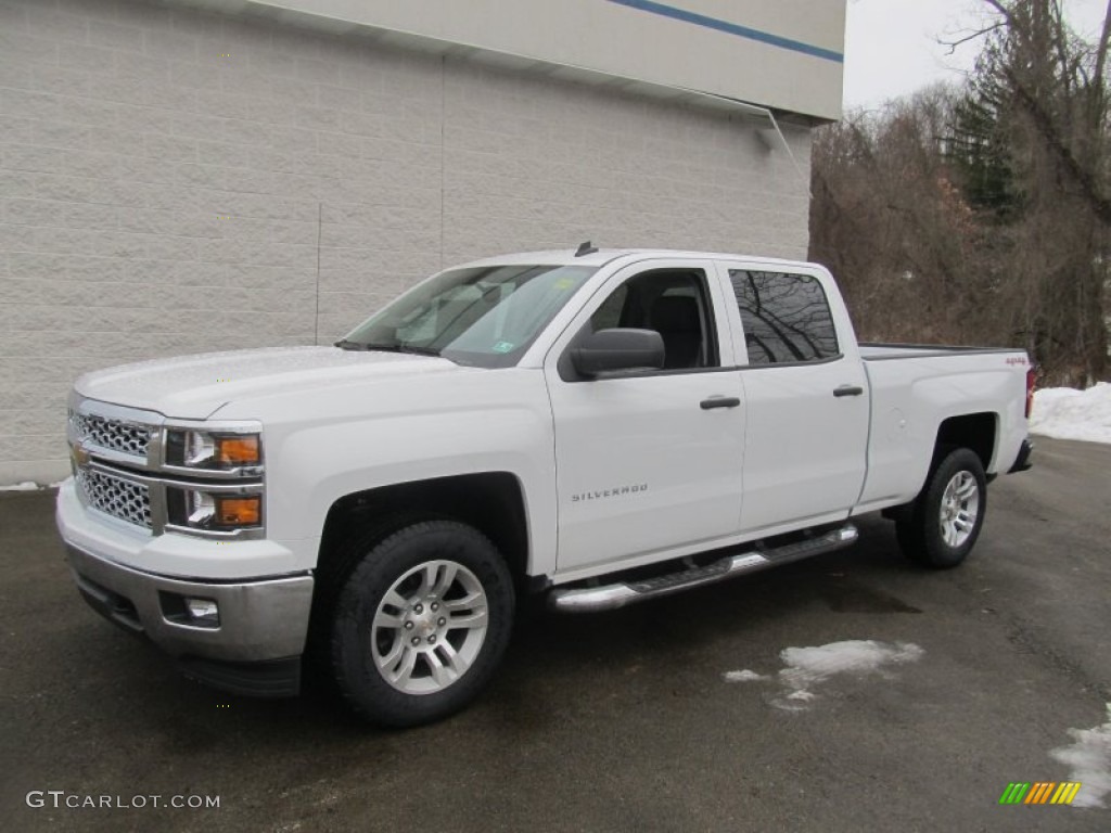 2014 Silverado 1500 LT Crew Cab 4x4 - Summit White / Jet Black photo #1