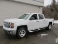 2014 Summit White Chevrolet Silverado 1500 LT Crew Cab 4x4  photo #1