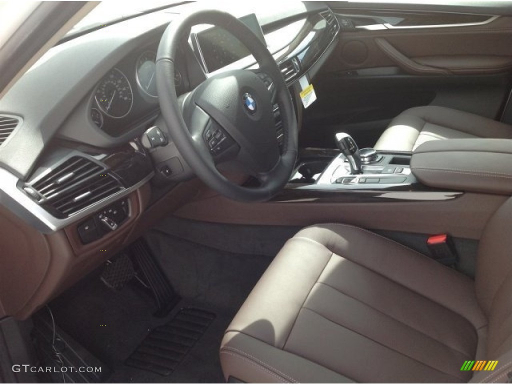 Mocha Interior 2014 BMW X5 sDrive35i Photo #90812916