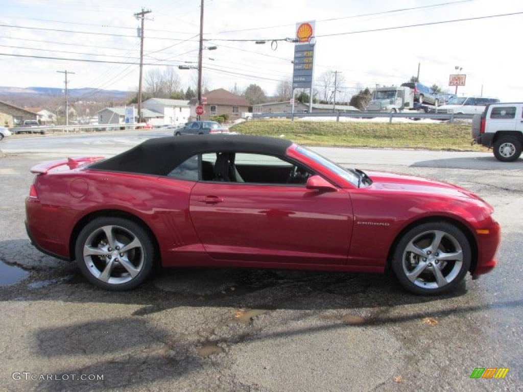 2014 Camaro LT/RS Convertible - Red Rock Metallic / Black photo #5