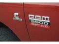 2011 Deep Cherry Red Crystal Pearl Dodge Ram 3500 HD SLT Crew Cab 4x4 Dually  photo #7