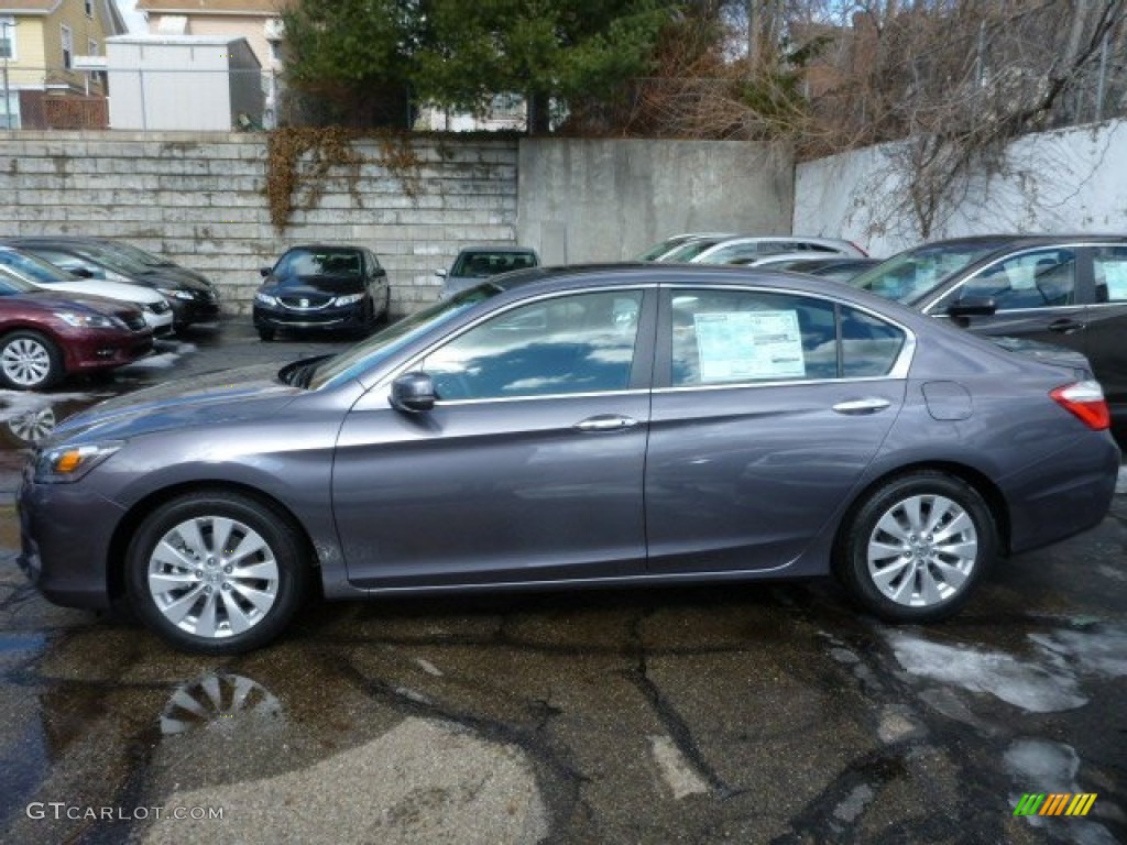 2014 Accord EX Sedan - Modern Steel Metallic / Black photo #2