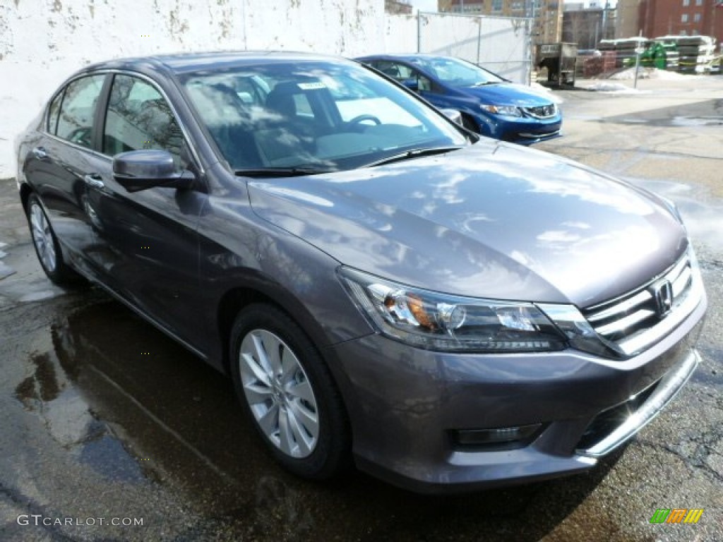 2014 Accord EX Sedan - Modern Steel Metallic / Black photo #7