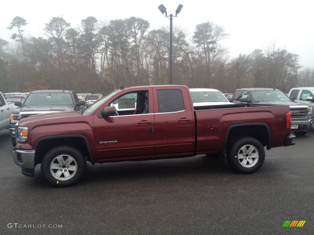 Sonoma Red Metallic 2014 GMC Sierra 1500 SLE Double Cab Exterior Photo #90815760