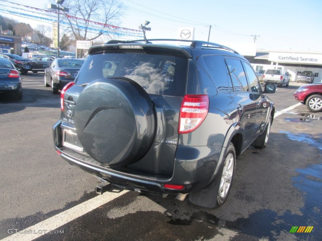 2010 RAV4 Limited 4WD - Black Forest Pearl / Ash Gray photo #6
