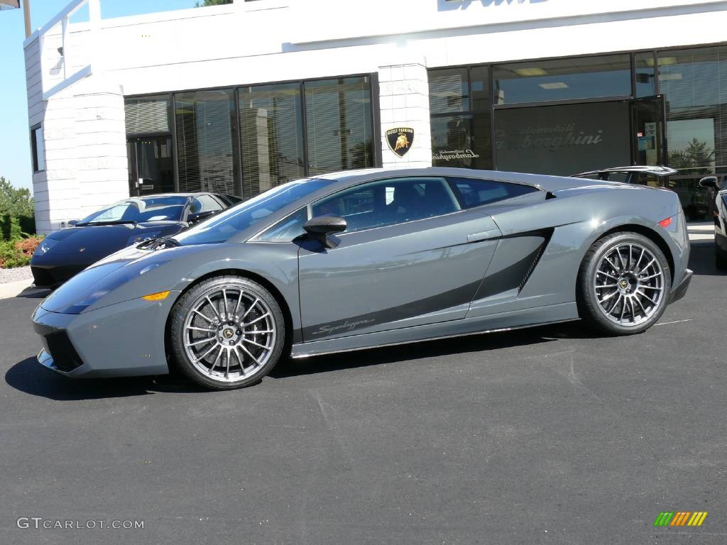 2008 Gallardo Superleggera - Grigio Telesto Metallic (Grey) / Nero Superleggera photo #3