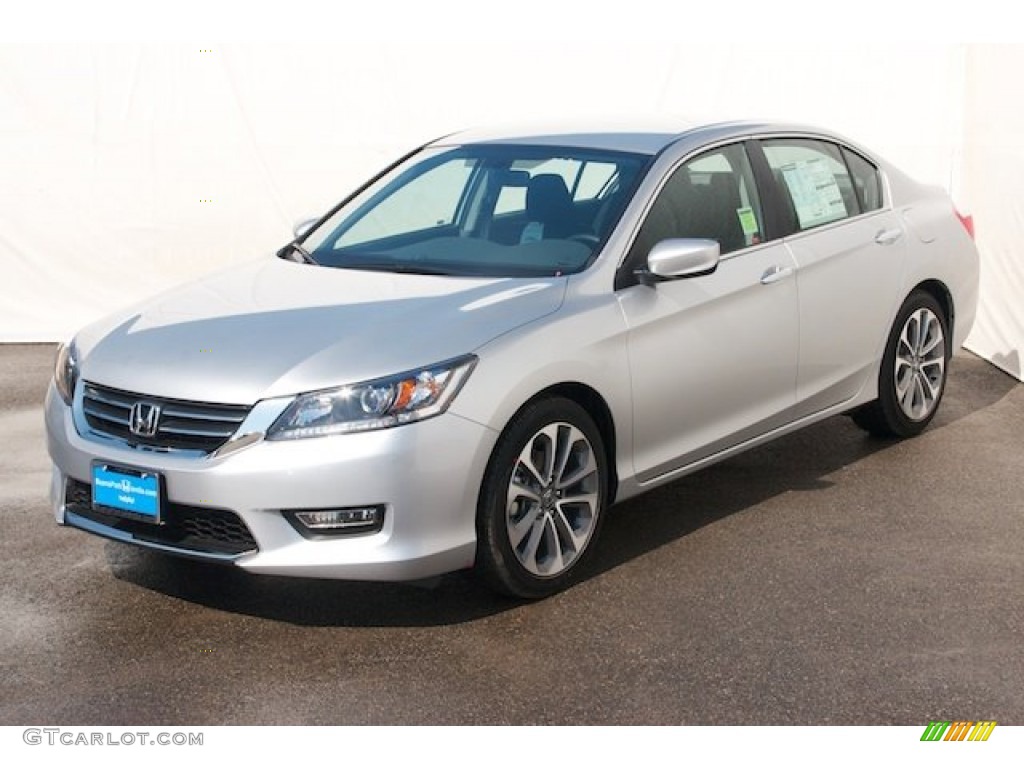 2014 Accord Sport Sedan - Alabaster Silver Metallic / Black photo #3