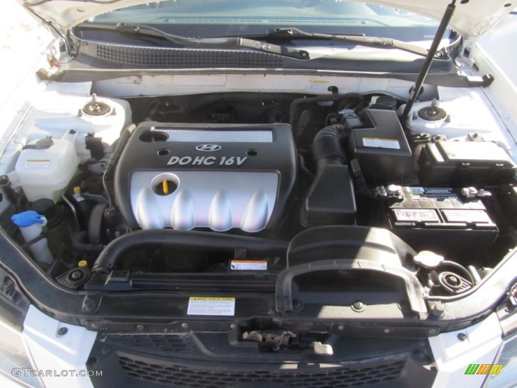 2008 Hyundai Sonata GLS 2.4 Liter DOHC 16-Valve VVT 4 Cylinder Engine Photo #90816391