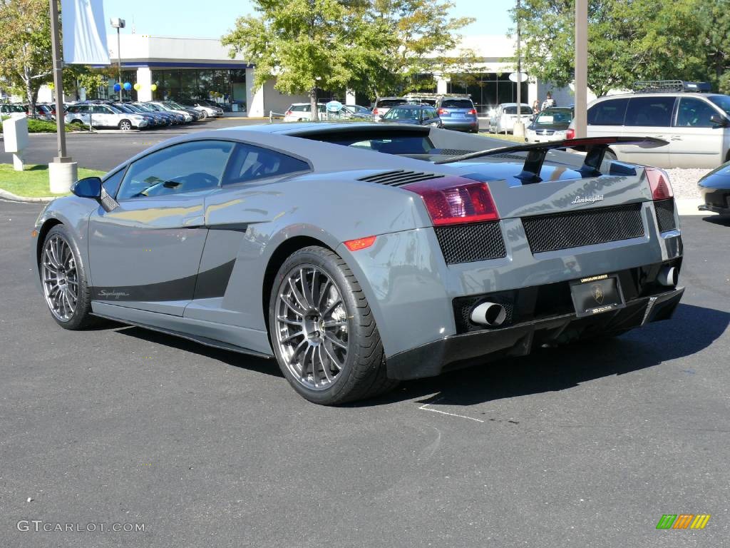2008 Gallardo Superleggera - Grigio Telesto Metallic (Grey) / Nero Superleggera photo #5