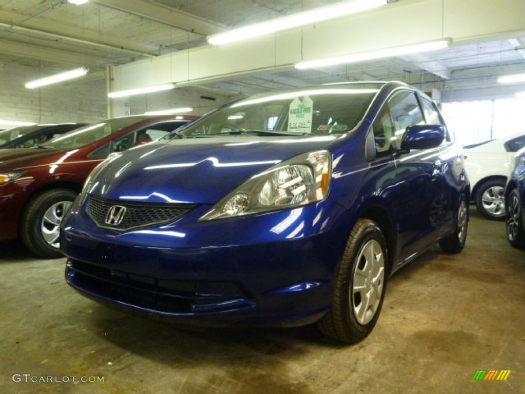 2013 Fit  - Vortex Blue Pearl / Gray photo #1