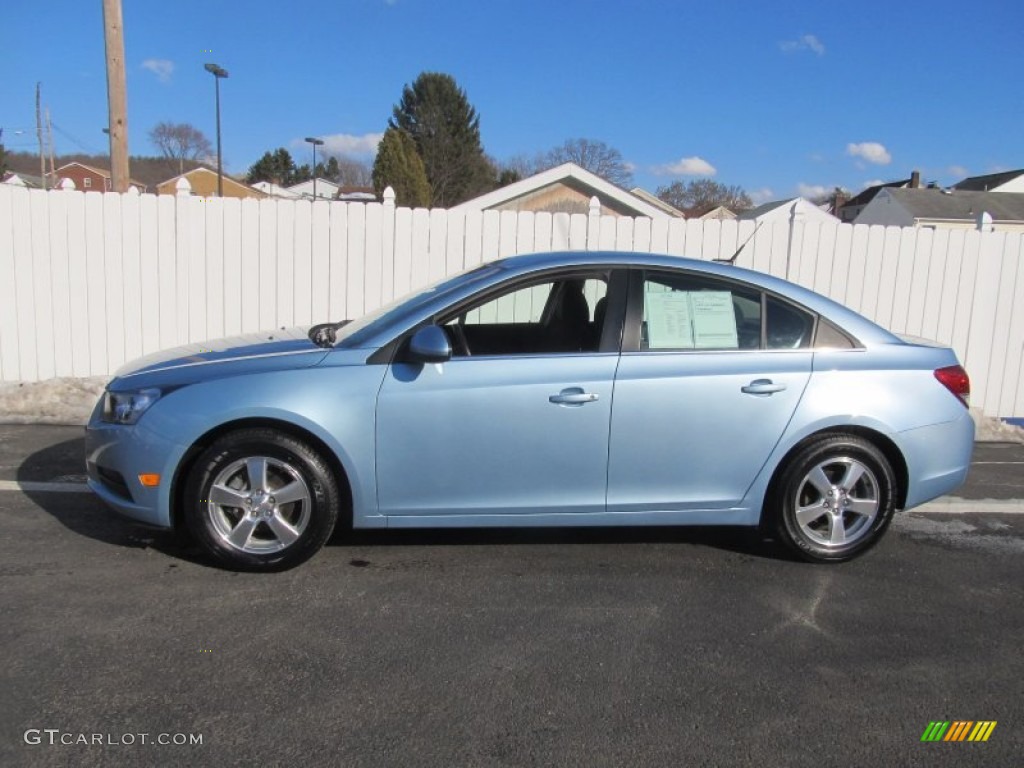 Ice Blue Metallic 2012 Chevrolet Cruze LT Exterior Photo #90817824